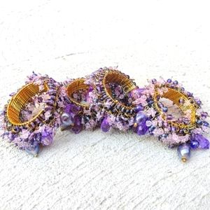 Beaded Silverware Holders